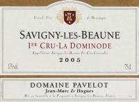 2001 Pavelot Savigny Les Beaune 1er Cru Dominode